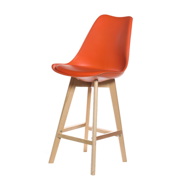 Eames Style Deluxe Bar Stool - Fervor + Hue