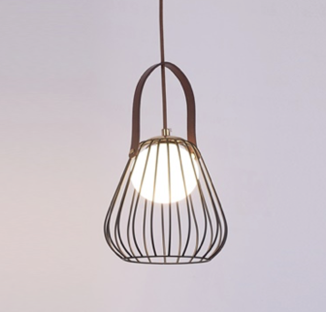 Handbag Ceiling Light Pendant Black - Fervor + Hue