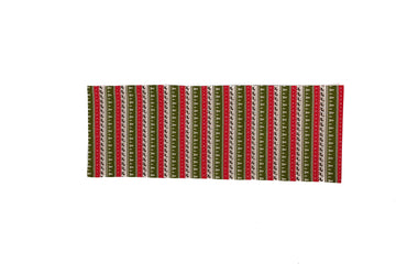 Table Runner Winter Forest Red Green - Fervor + Hue