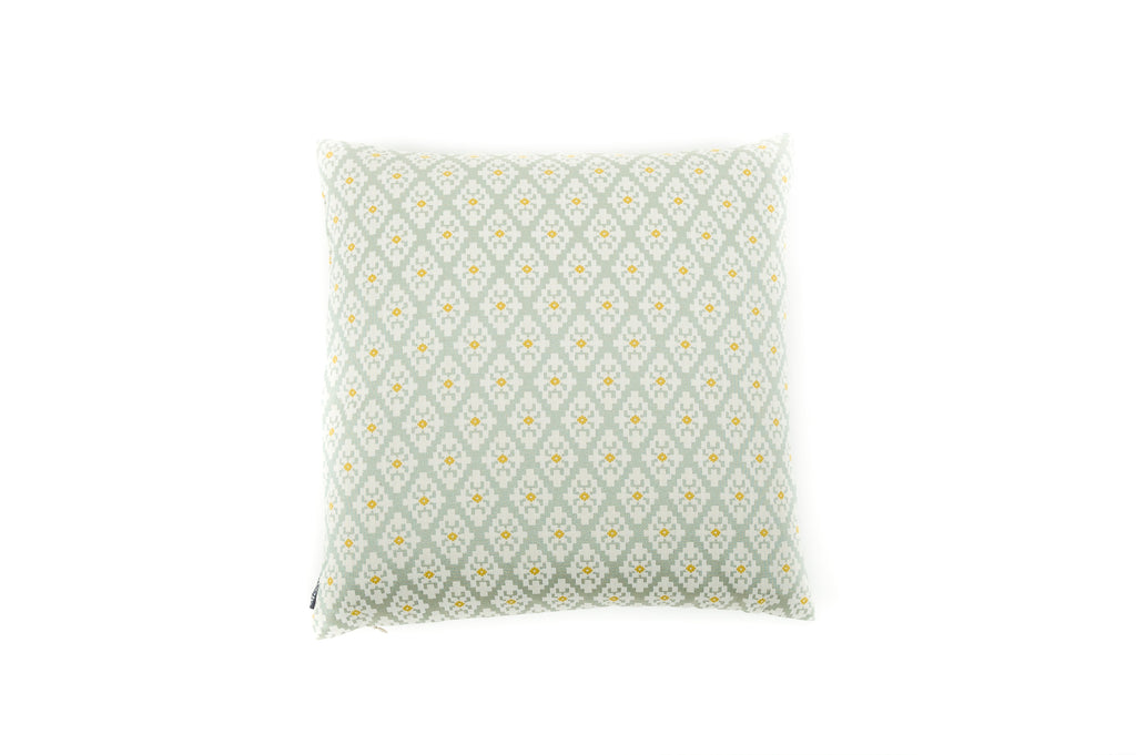 Cushion Scandi Folk Weave Mint - Fervor + Hue