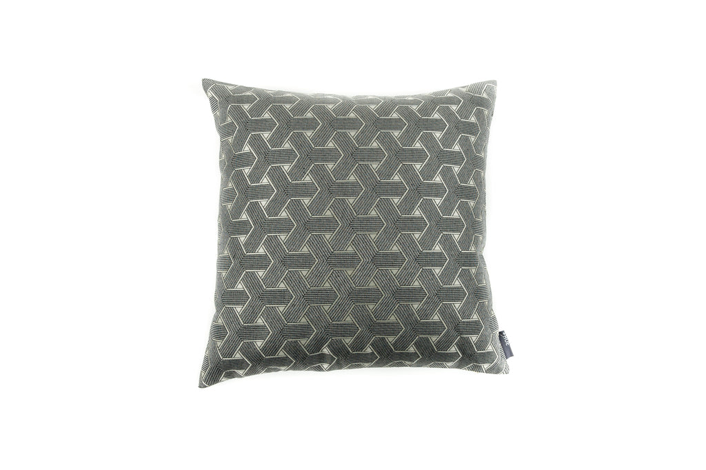 Cushion Geo Junction Grey - Fervor + Hue