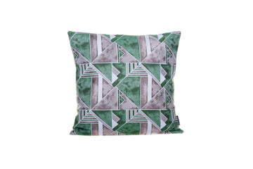 Cushion Geo Mosaic Emerald - Fervor + Hue