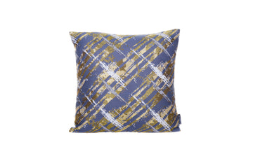 Cushion Abstract Line Grey Gold - Fervor + Hue